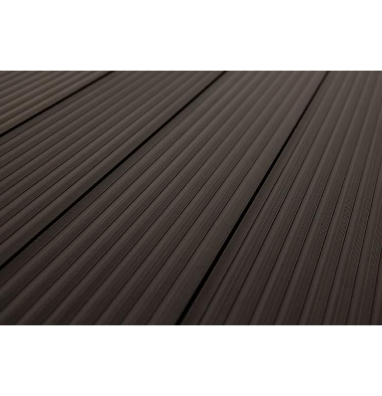 Террасная Доска ДПК SaveWood Pro Quercus темно-коричневый 6 пог.м.